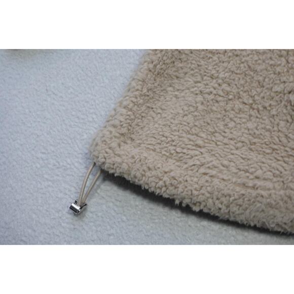 Calvin Klein 1/4 Zip Sherpa Sweater Jacket 1/4 Zip Fleece Womens Medium - Picture 8 of 14